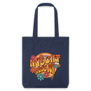 BERLINER RETRO-NÜSCHT-recycelter Heavyweight Stoffbeutel - melange Blue