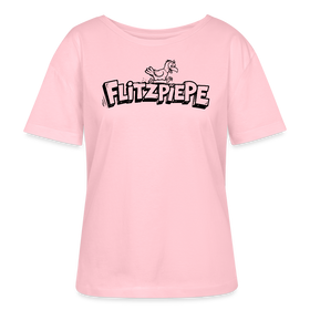 FLITZPIEPE 26- Rundhals Frauen Bio-T-Shirt für verpeilte Berlinerinnen - Hellrosa