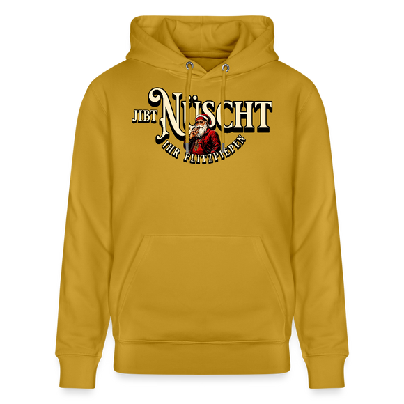JIBT NÜSCHT IHR FLITZPIEPEN - Unisex Bio-Hoodie - Ocker