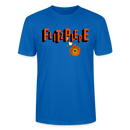 FLITZPIEPE - Unisex T-Shirt BIO - Pfauenblau