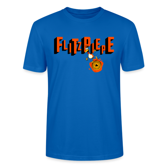 FLITZPIEPE - Unisex T-Shirt BIO - Pfauenblau