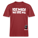 ICK MACH WAT ICK WILL- Relaxed Fit Unisex Bio-T-Shirt - Erdrot