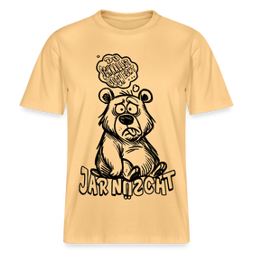 DU SCHNALLST JAR NÜSCHT-RELAXED FIT Unisex BIO T-Shirt - Hellgelb