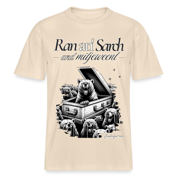 Ran an Sarch-Relaxed Fit Unisex Bio-T-Shirt I - Weißgrau