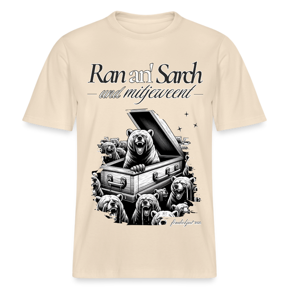 Ran an Sarch-Relaxed Fit Unisex Bio-T-Shirt I - Weißgrau
