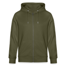 FISEMATENTEN-Unisex Bio-Kapuzenjacke - Khaki