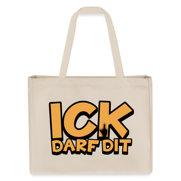 ICK DARF DIT -  Shopping Bag - Naturweiß