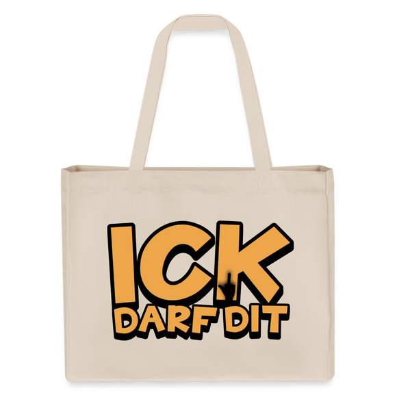 ICK DARF DIT -  Shopping Bag - Naturweiß