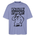 Berlin Shirt-ICK GLOOB ET HACKT-Oversized Unisex Bio T-Shirt - Violett