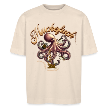 MUCKEFUCK - Unisex Oversize Bio-T-Shirt - Naturweiß