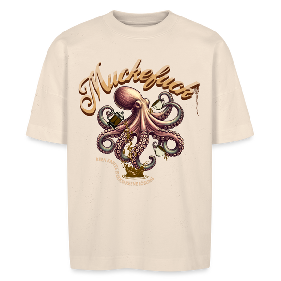 MUCKEFUCK - Unisex Oversize Bio-T-Shirt - Naturweiß