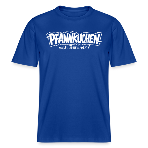 Berlin Shirt-PFANNKUCHEN NICH BERLINER!-RELAXED FIT Unisex bio T-Shirt - Dunkelblau