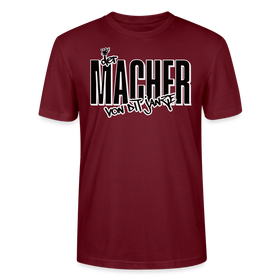 DER MACHER VON DIT JANZE - Unisex T-Shirt  BIO - Burgunderrot
