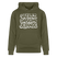 Berliner Kultspruch-VAFATZ DA VOM JELÄNDE-Unisex Bio-Hoodie - Khaki Grün