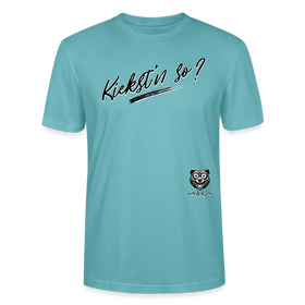 KIEKST'N SO?-Unisex T-Shirt bio - Pastelltürkis