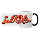 ICK ❤️DIR-Panoramatasse - Weiß/Schwarz