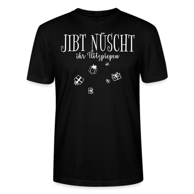 JIBT NÜSCHT - Unisex T-Shirt Bio-regular - Schwarz
