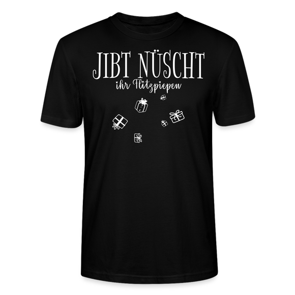 JIBT NÜSCHT - Unisex T-Shirt Bio-regular - Schwarz