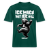 ICK MACH WAT ICK WILL-Relaxed Fit Unisex Bio-T-Shirt III - Forest