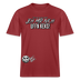 JEH MIR NICH UFF N KEKS-Relaxed Fit Unisex Bio-T-Shirt Sparker - Erdrot