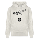 KIEKST'N SO?-Unisex Bio-Hoodie - Beige meliert
