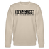 KEENE ANGST ICK TU SIE NÜSCHT-Unisex Bio-Sweatshirt - Beige