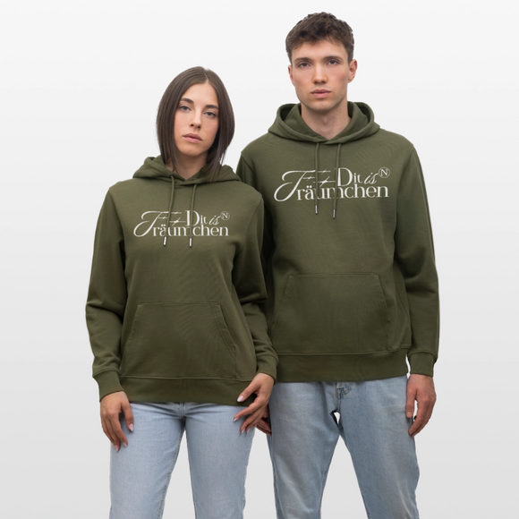 Träumchen - Unisex Bio-Hoodie - Khaki Grün