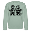 LATSCH & BOMMEL-Unisex Bio-Sweatshirt - Helles Graugrün