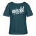 Berliner Spruch-NÜSCHT FÜR SCHWACHE NERVEN-Rundhals Frauen Bio-T-Shirt - Dunkles Petrol