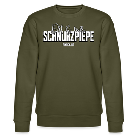 SCHNURZPIEPE-Unisex Bio-Sweatshirt - Khaki