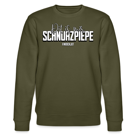 SCHNURZPIEPE-Unisex Bio-Sweatshirt - Khaki