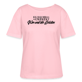 WIR SIND DIE GEILSTEN-Rundhals Frauen Bio-T-Shirt - Hellrosa