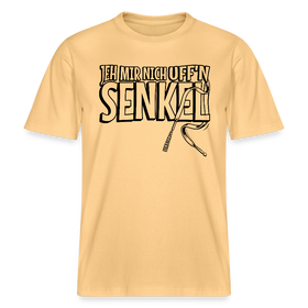 JEH MIR NICH UFFN SENKEL-Relaxed Fit Unisex Bio-T-Shirt - Hellgelb