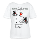 Berlin Shirt "KNORKE"-Rundhals Frauen Bio-T-Shirt - Weiß