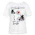 Berlin Shirt "KNORKE"-Rundhals Frauen Bio-T-Shirt - Weiß