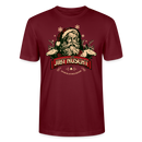 JIBT NÜSCHT - Unisex T-Shirt bio - Burgunderrot