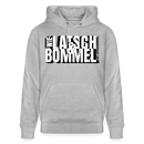 WIE LATSCH UND BOMMEL - Unisex Bio-Hoodie - Grau meliert