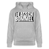 WIE LATSCH UND BOMMEL - Unisex Bio-Hoodie - Grau meliert