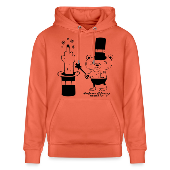 Berlin Unisex Bio-Hoodie-OHNE WORTE - Hellrot