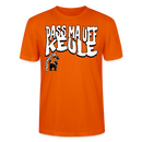 PASS MA UFF KEULE-Unisex T-Shirt BIO II - Tieforange