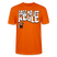 PASS MA UFF KEULE-Unisex T-Shirt BIO II - Tieforange