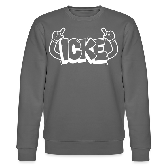 ICKE-Unisex Bio-Sweatshirt  mit Berliner Schnauze - Anthrazit