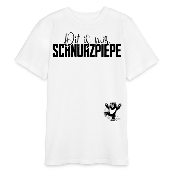 SCHNURZPIEPE - Bio Teenager T-Shirt - Weiß