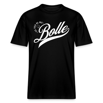 ICK FREU MA WIE BOLLE-Relaxed Fit Unisex Bio-T-Shirt - Schwarz