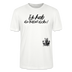 ICK HAB DIE FAXEN DICKE!-Unisex T-Shirt Bio - Weiß