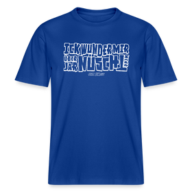 BERLINER SPRUCH-ICK WUNDER MIR- RELAXED FIT Unisex BIO T-Shirt - Dunkelblau