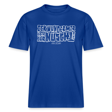 BERLINER SPRUCH-ICK WUNDER MIR- RELAXED FIT Unisex BIO T-Shirt - Dunkelblau
