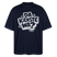 Berliner Spruch-DA KIEKSTE WA?-Oversized Unisex Bio T-Shirt - Navy