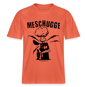 Berlin Shirt-MESCHUGGE - Relaxed Fit Unisex Bio-T-Shirt - Hellrot