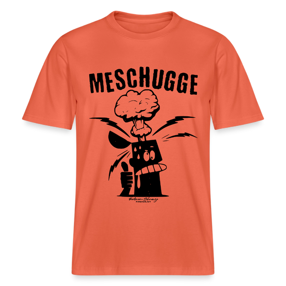 Berlin Shirt-MESCHUGGE - Relaxed Fit Unisex Bio-T-Shirt - Hellrot
